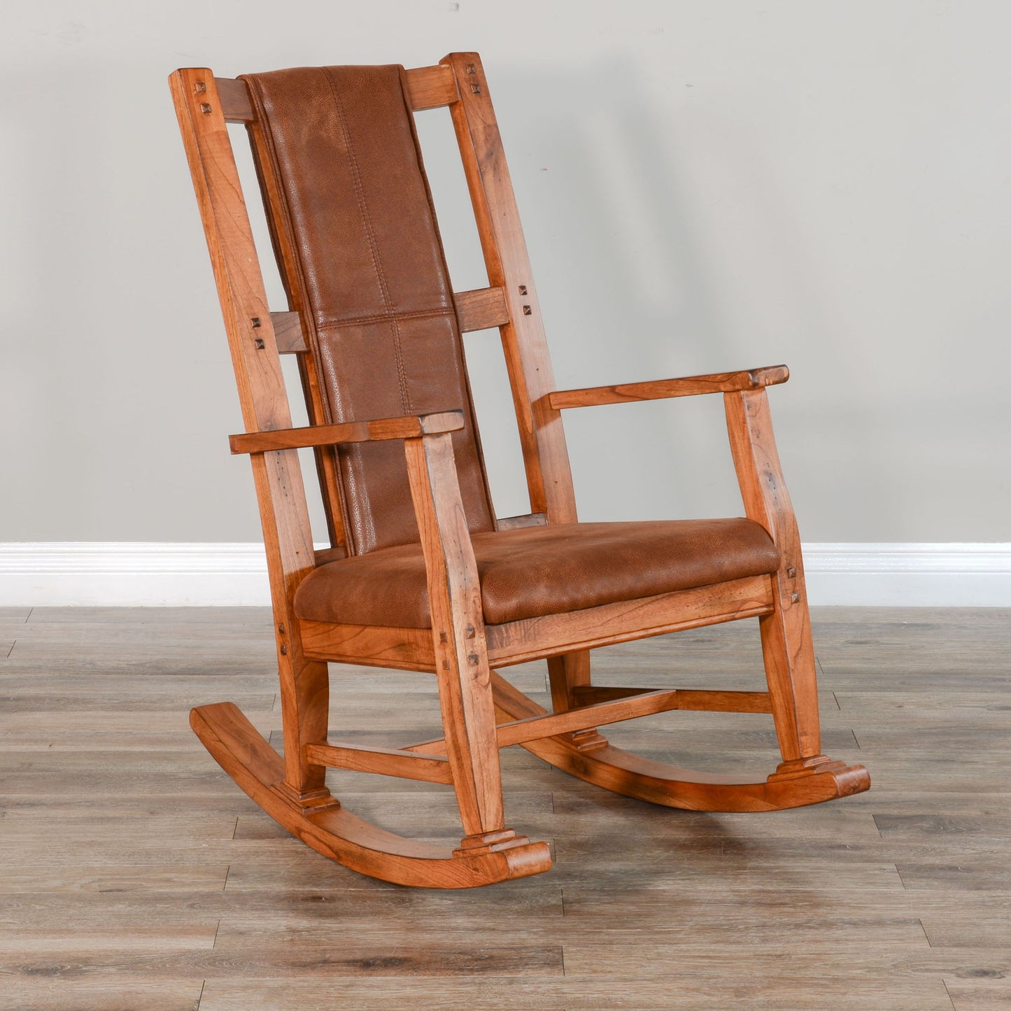Sedona - Rocker, Cushion Seat & Back - Rustic Oak