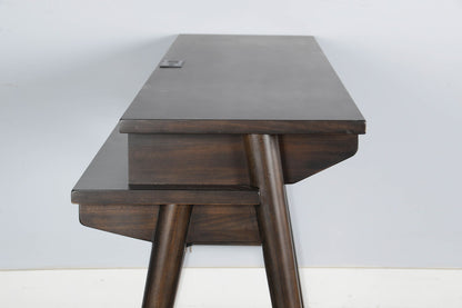Americana - Console Table With USB Power Pack - Dark Brown
