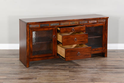 Santa Fe - 60" TV Console - Dark Chocolate