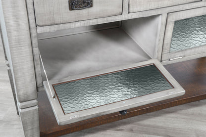 Homestead Hills - Wood Server - Tobacco Leaf / Alpine Gray