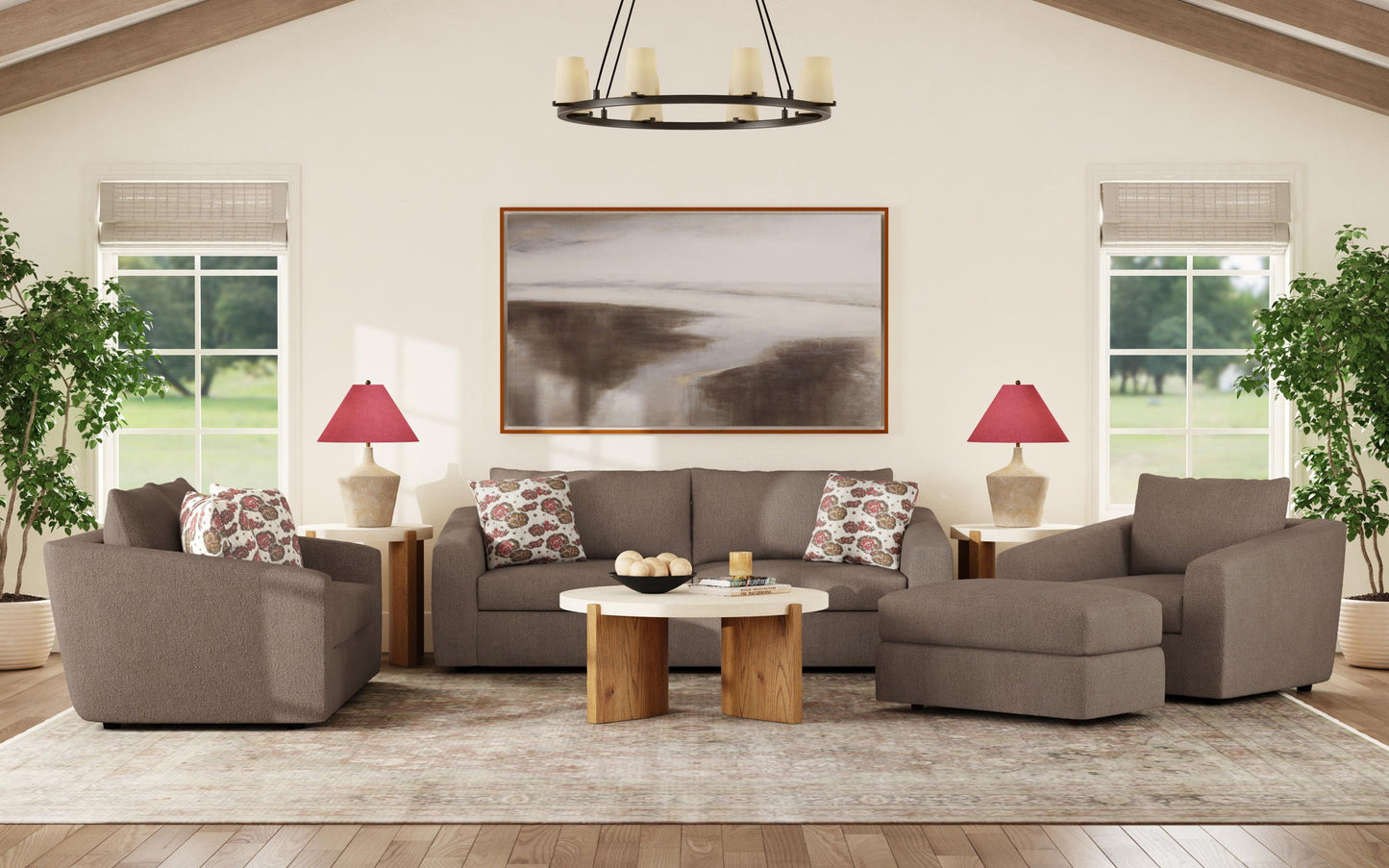 Chevy - Leather Sofa - Brown