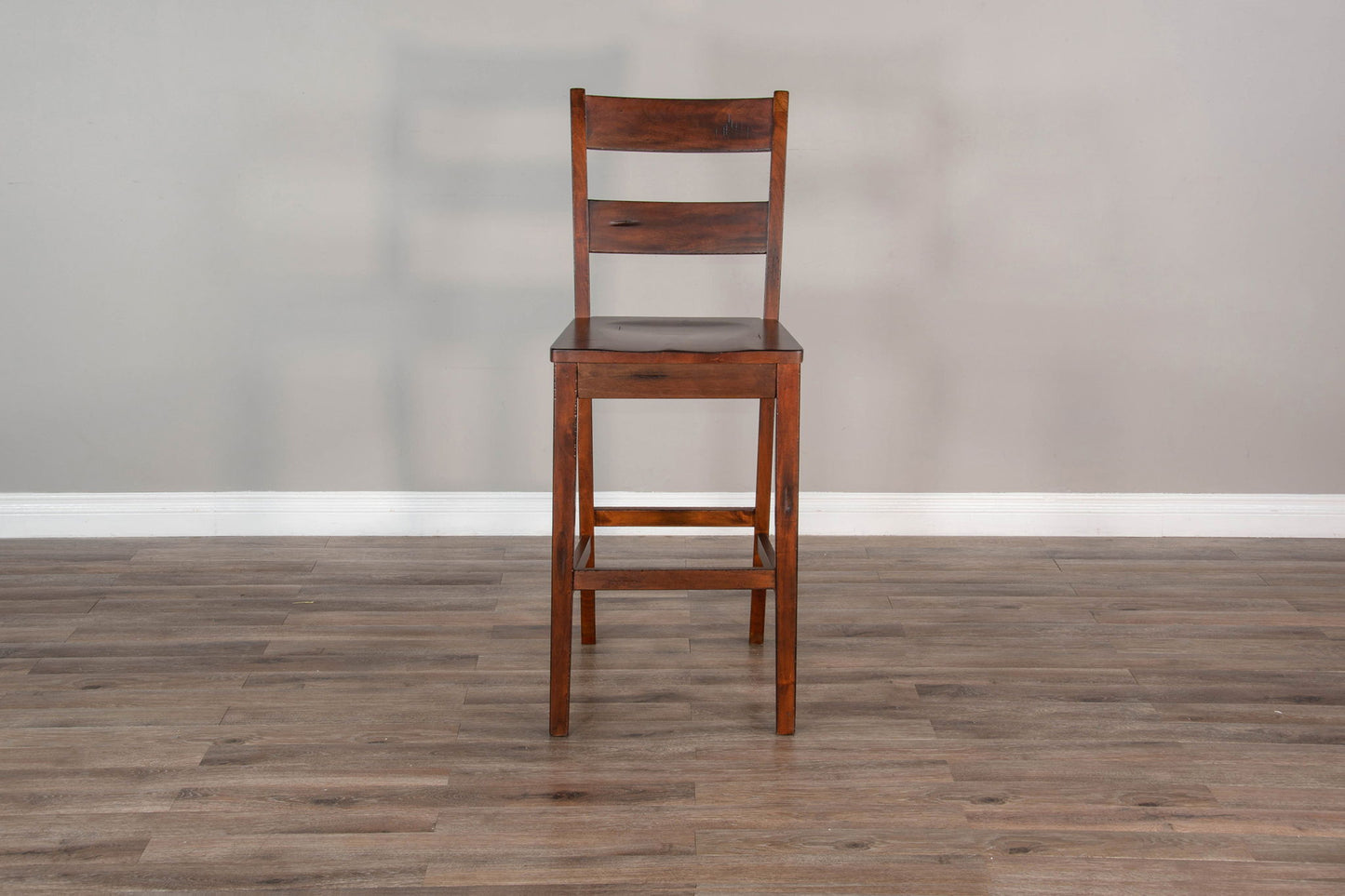 Tuscany - 40" Ladderback Chair With Wood Seat (Set of 2) - Vintage Mocha