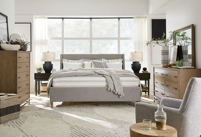 Lindon - Complete Upholstered Island Bed
