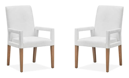 Lindon - Dining Arm Chair With Upholstered Seat & Back (Set of 2)