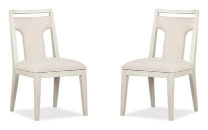 Lorelei - Upholstered Side Chair (Set of 2) - Misty Cloud