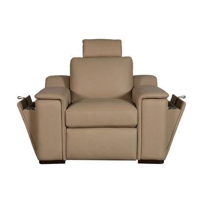 Armon - Loveseat With Power Footrest & ZG - Oslo Fawn