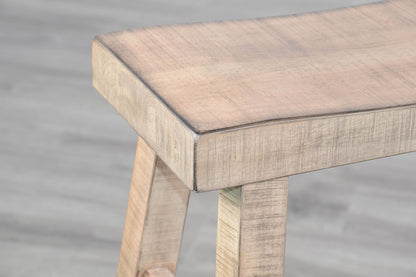 Marina - Bench With Wood Seat