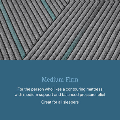 Beautyrest - Level Two Hybrid Medium Firm Mattress