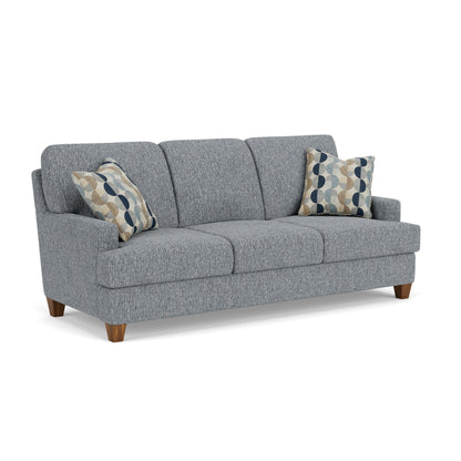 Moxy - Fabric Sofa, T-Shaped Seat Cushion, Straight Track Arms