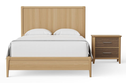 Nordhaven - 2 Drawer Nightstand - Two-Tone