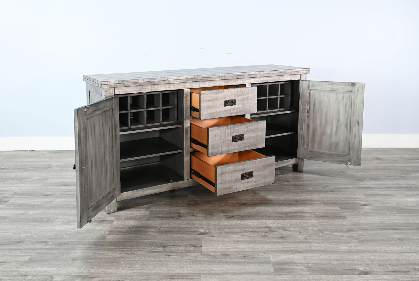 Alpine - Dining Wood Buffet - Gray