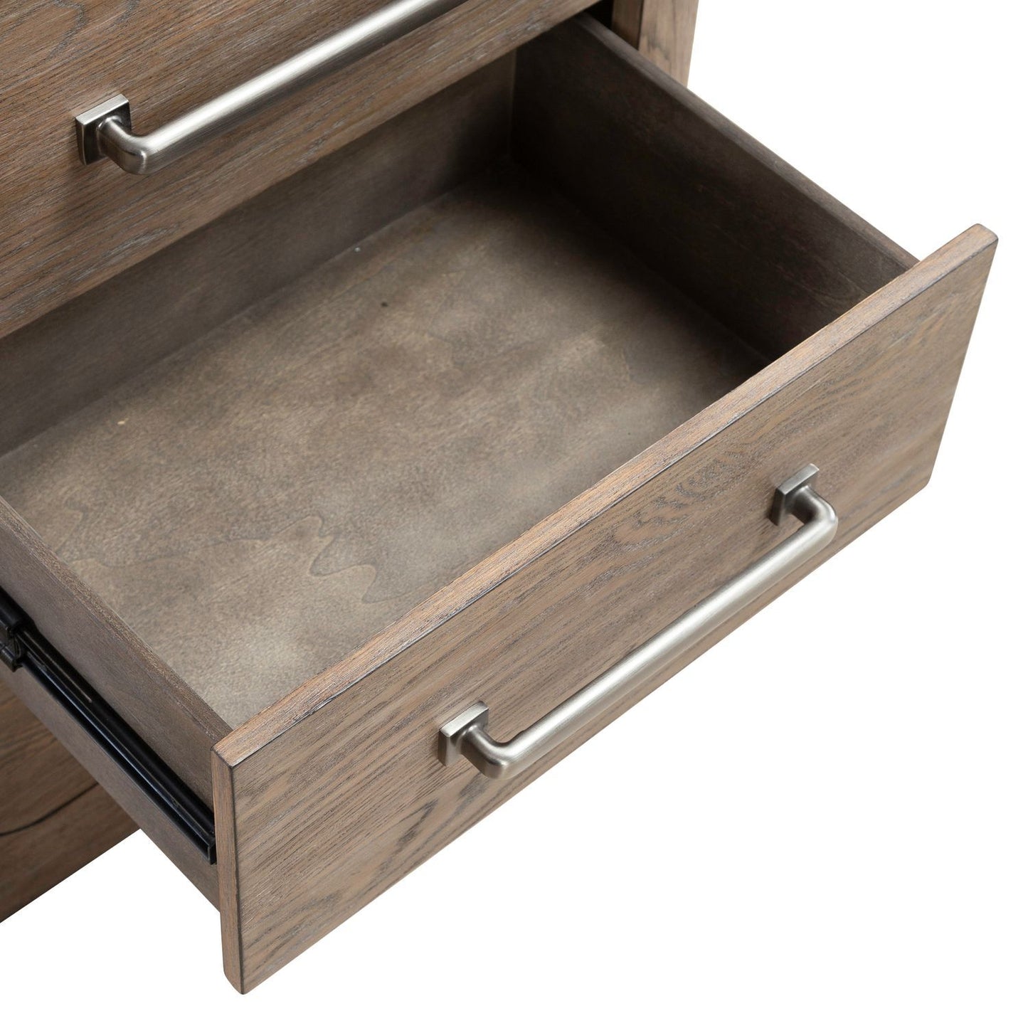 South Bend - Nightstand With Charging Station - Burnished Clay
