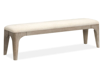 Braelyn - Long Bench - Dorian Gray