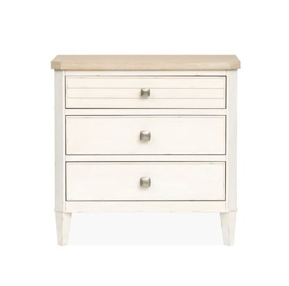 Echo Isles - Drawer Nightstand - Sea Pearl And Driftwood