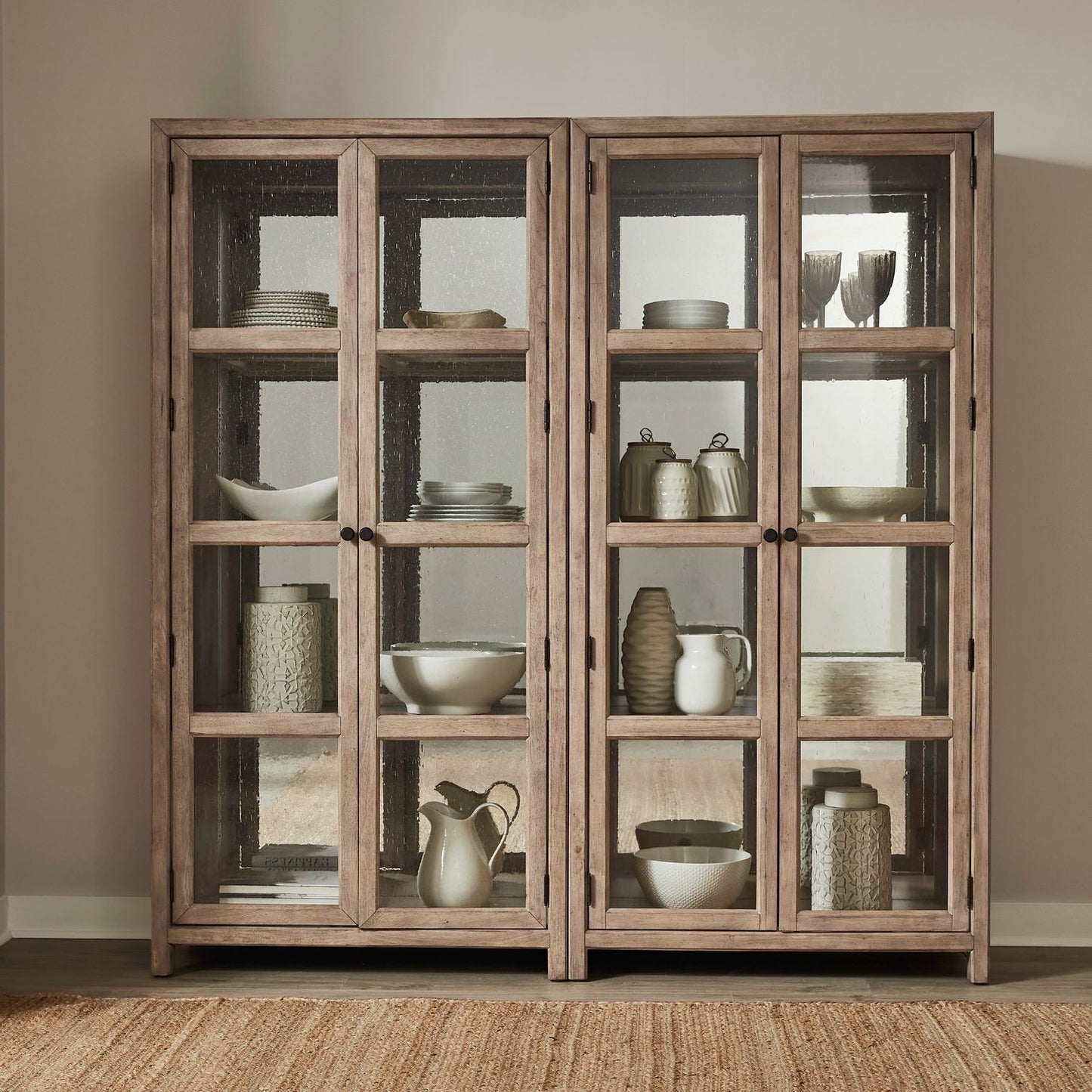 Proximity Place - Bunching Cabinet (Set of 2) - Barley Buff