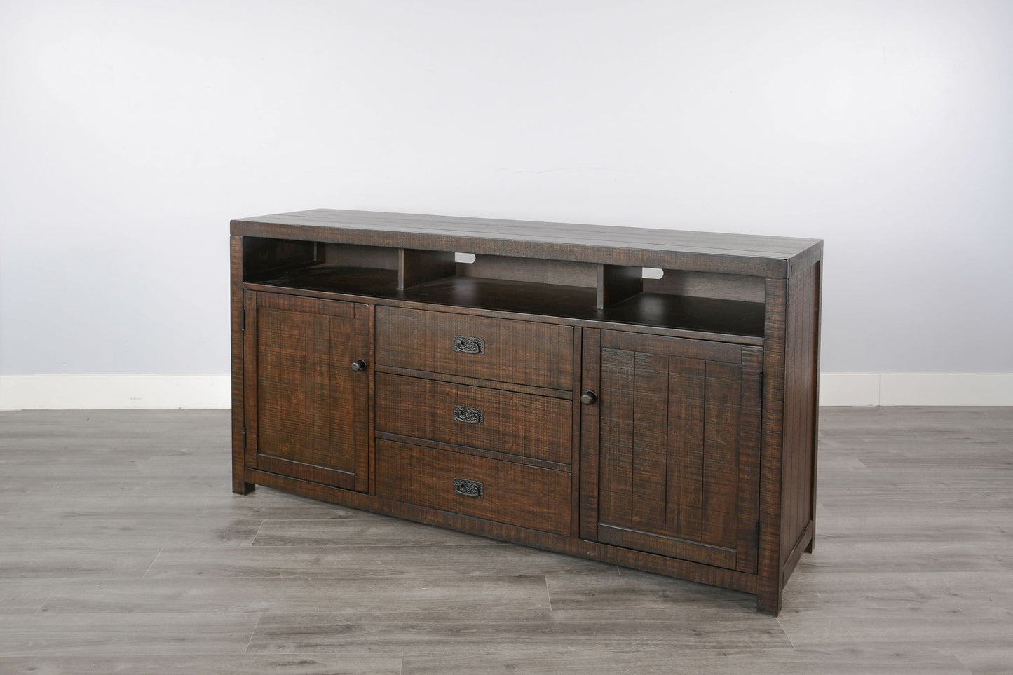 Homestead - Entertainment Wall (66,B,2Xp) - Tobacco Leaf