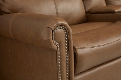 Bernard - Loveseat With Nailhead Trim