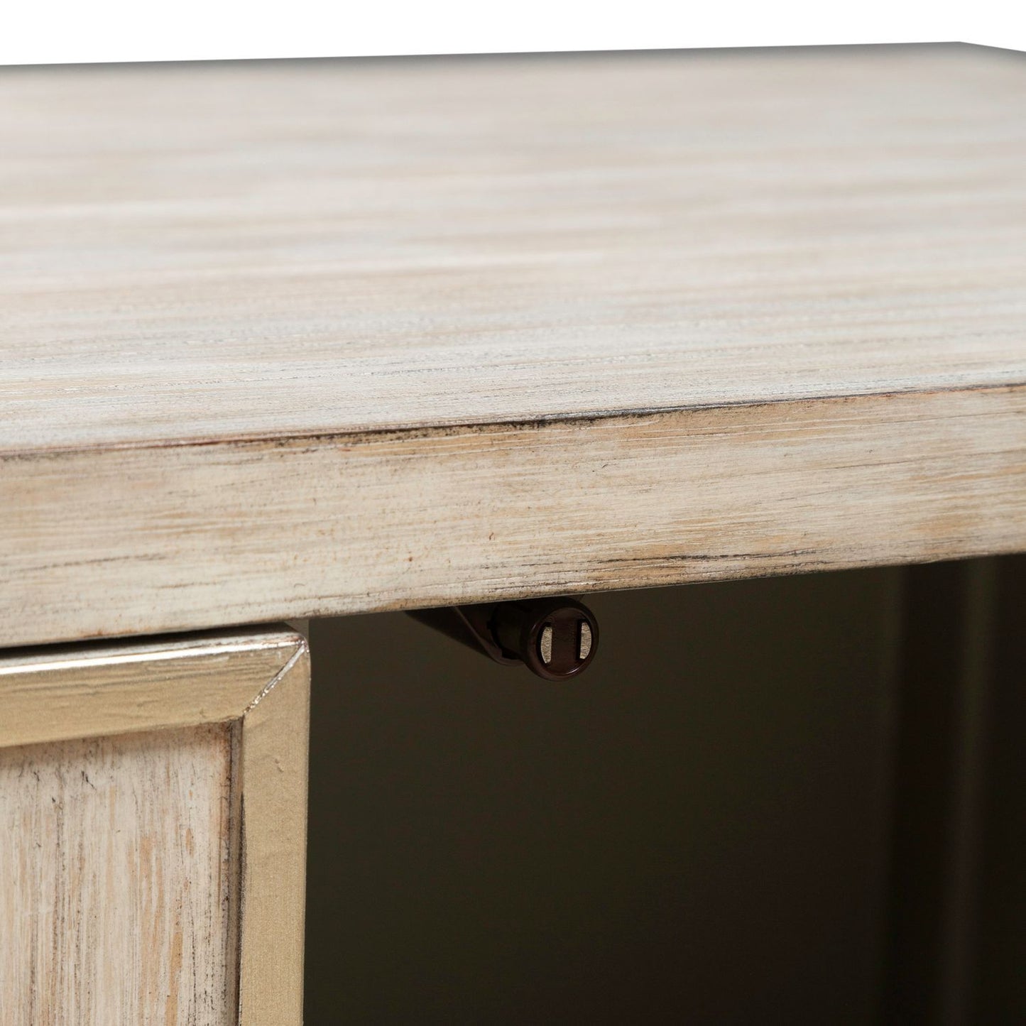 Terrace - 4 Door Accent Cabinet - Gravel