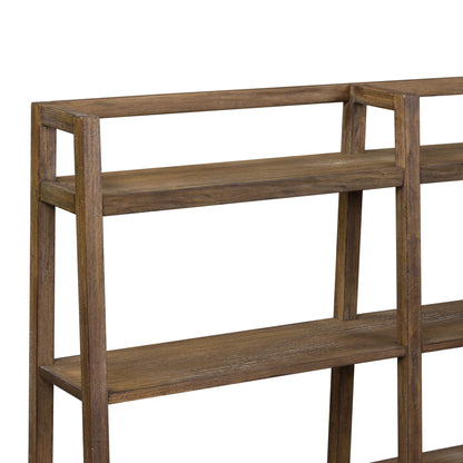 Stone Brook - Credenza Hutch - Rustic Saddle