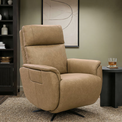Cove - Power Swivel Recliner With Power Headrest, Lumbar, Heat, & Massage