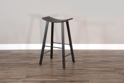 Homestead - Saddle Seat Metal Barstool (Set of 2) - Tobacco Leaf