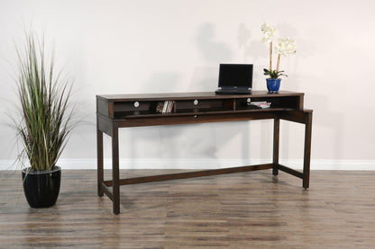 Homestead - Console Table With USB Power Pack - Tobacco Leaf