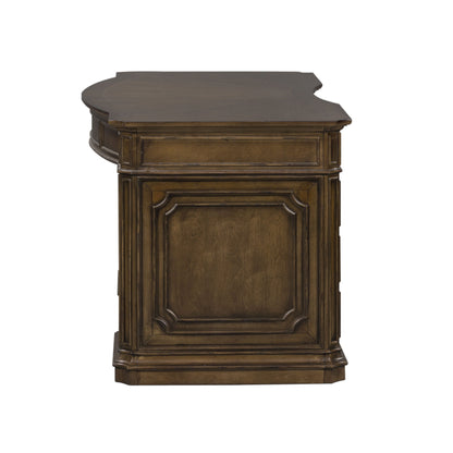 Amelia - 5 Piece Home Office Jr Executive Set - Antique Toffee